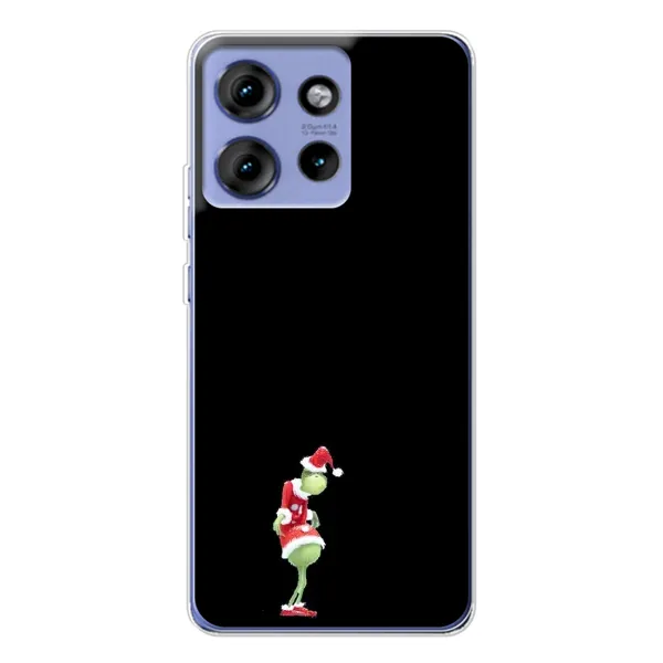 Чехол с рисунком «Гринч на чорном» для Motorola Edge 50 Чехол с рисунком «Гринч на чорном» для Motorola Edge 50