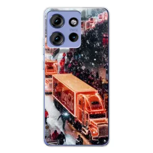 Чехлы на Новый Год Motorola Edge 50 (Кока Кола)