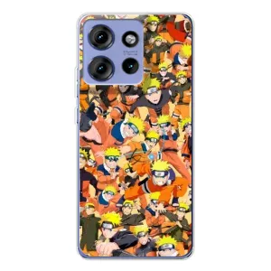 Чохли з принтом НАРУТО на Motorola Edge 50 (Коллаж Наруто)