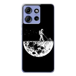 Силіконовый Чохол з принтом "Космонавти" на Motorola Edge 50 (Космонавт)