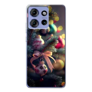 Чехлы на Новый Год Motorola Edge 50 (Красивая елочка)