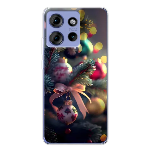 Чехол с рисунком «Красивая елочка» для Motorola Edge 50 Чехол с рисунком «Красивая елочка» для Motorola Edge 50
