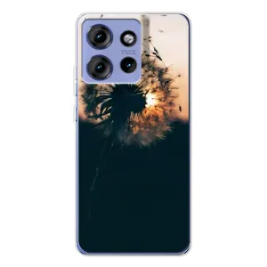 Силіконовий Чохол з кульбабками на Motorola Edge 50 (Гарна кульбабка)