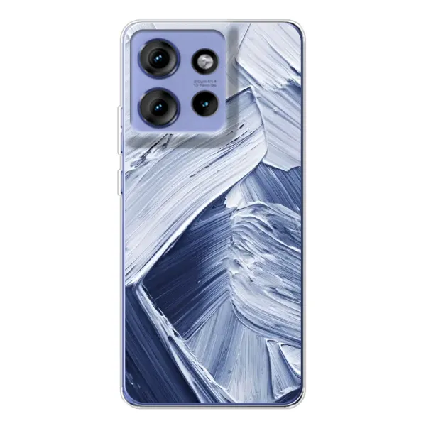 Чехол с рисунком «Краски мазки» для Motorola Edge 50 Чехол с рисунком «Краски мазки» для Motorola Edge 50