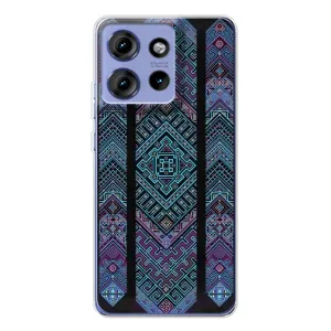 Силиконовый Чехол на Motorola Edge 50 (Крутой орнамент)