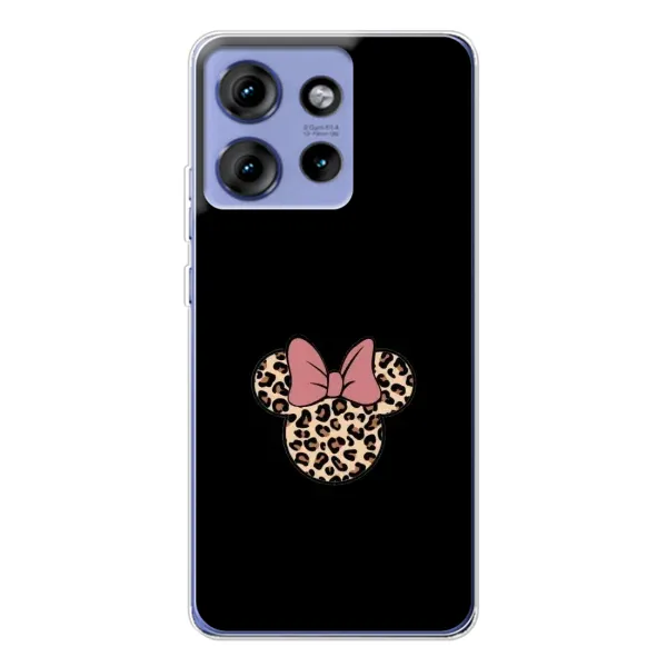 Чехол с рисунком «Леопардовая Минни» для Motorola Edge 50 Чехол с рисунком «Леопардовая Минни» для Motorola Edge 50