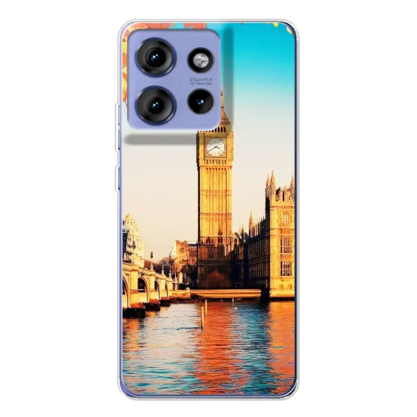 Чехол с рисунком «Летний Лондон» для Motorola Edge 50 Чехол с рисунком «Летний Лондон» для Motorola Edge 50