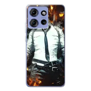 Чохол з картинкою "Герой Pubg" на Motorola Edge 50 (Man Пубг)