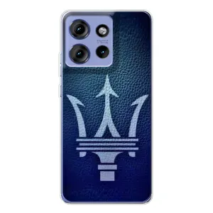 Чехлы с тематикой "Крутые машины" на Motorola Edge 50 (Лого Maserati)