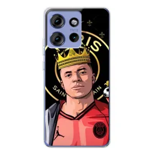 Чохол (TPU) з Футболістом на Motorola Edge 50 (Mbappe King)