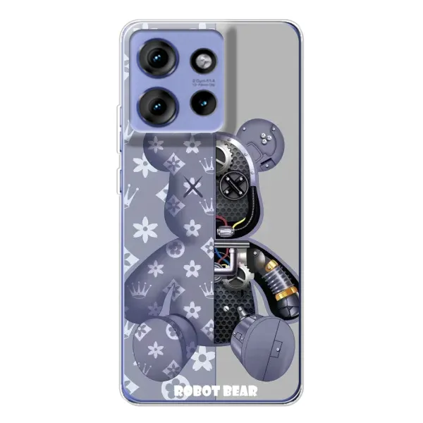 Чехол с рисунком «Медведь Louis Vuitton» для Motorola Edge 50