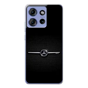Силиконовый бампер с картинкой машины на Motorola Edge 50 (Mercedes)