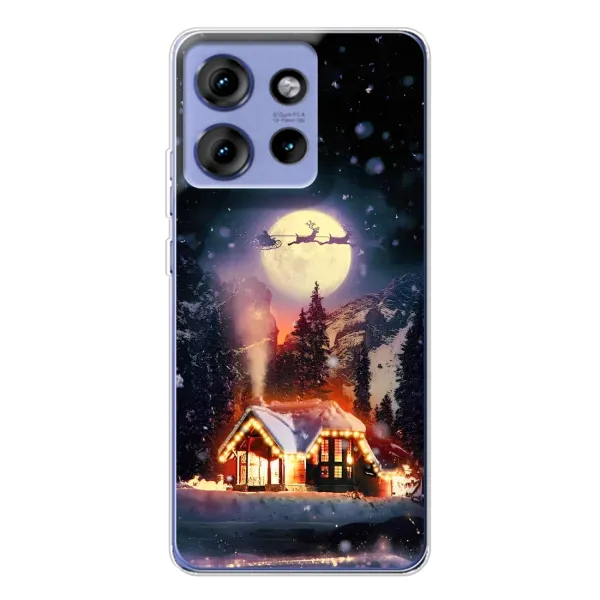 Чехол с рисунком «Настроение зимнее» для Motorola Edge 50 Чехол с рисунком «Настроение зимнее» для Motorola Edge 50