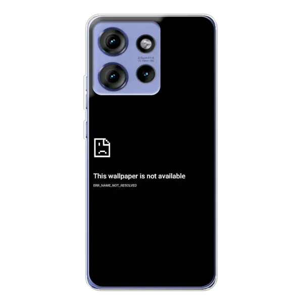 Чехол с рисунком «Ошибка» для Motorola Edge 50 Чехол с рисунком «Ошибка» для Motorola Edge 50