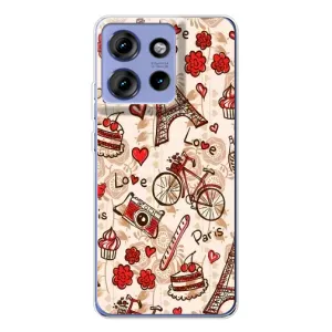 Чехол с Эйфелевой башней на Motorola Edge 50 (Париж мечта)