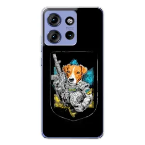 Чехол с принтом для Motorola Edge 50 (Патрон Воин)