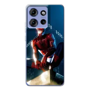 Чохол Супергерой Людина Павук на Motorola Edge 50 (Павук на домі)