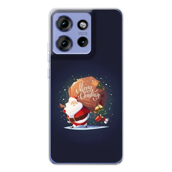 Чехол с рисунком «Подарки от Санты» для Motorola Edge 50