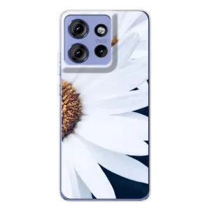 Чохол з ромашками на Motorola Edge 50 (Пів ромашки)