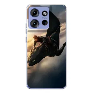 Чехол дракон Беззубик для Motorola Edge 50 (Полет Беззубика)