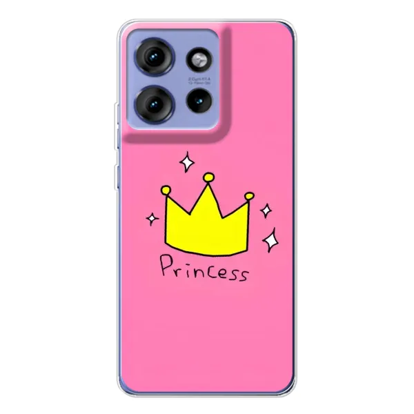 Чехол с рисунком «Princess» для Motorola Edge 50 Чехол с рисунком «Princess» для Motorola Edge 50