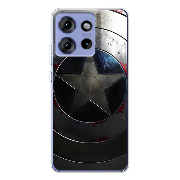 Чехол с рисунком «Ретро Щит Капитана» для Motorola Edge 50 Чехол с рисунком «Ретро Щит Капитана» для Motorola Edge 50