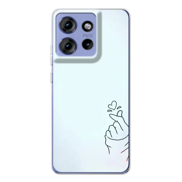 Чехол с рисунком «Сердце на голубом» для Motorola Edge 50 Чехол с рисунком «Сердце на голубом» для Motorola Edge 50