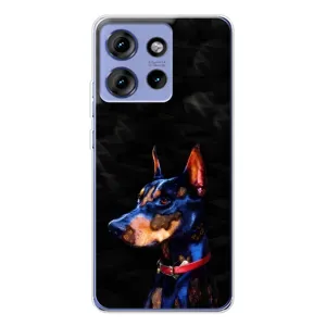 Бампер для Motorola Edge 50 з картинкою "Песики" (Собака Мопсік)