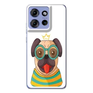 Бампер для Motorola Edge 50 з картинкою "Песики" (Собака Король)