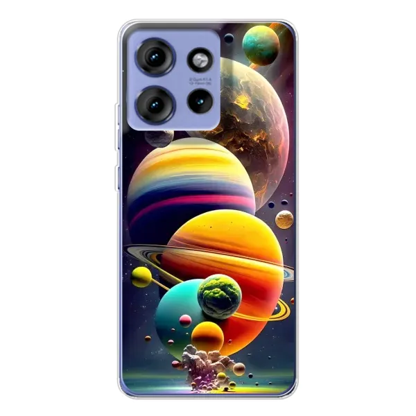 Чехол с рисунком «Солнечна система» для Motorola Edge 50 Чехол с рисунком «Солнечна система» для Motorola Edge 50