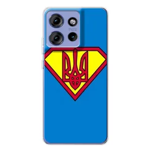 Чехол с картинкой (Патриотический ГЕРБ) на Motorola Edge 50 (Super - Герб)