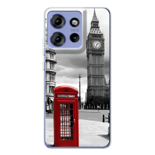 Чехол с рисунком «TELEPHONE» для Motorola Edge 50 Чехол с рисунком «TELEPHONE» для Motorola Edge 50