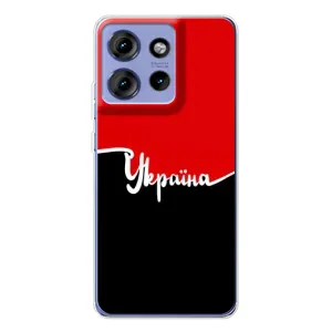 Чехлы УПА (Красно-Чёрный) на Motorola Edge 50 (Украина УПА)