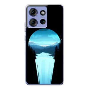 Літній Чохол на Motorola Edge 50 (Синій Водоспад)