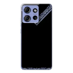 Силиконовый Чехол на Motorola Edge 50 (Воротник вышиванки)