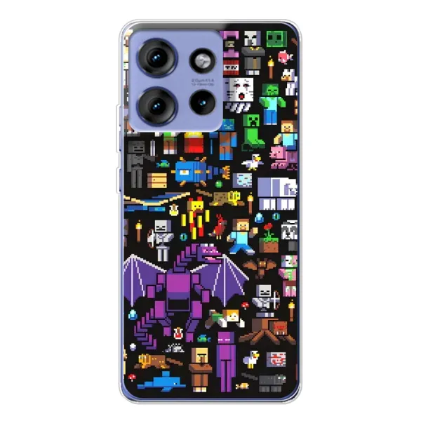 Чехол с рисунком «Все персонажи» для Motorola Edge 50
