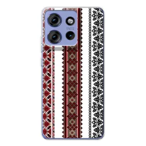 Силиконовый Чехол на Motorola Edge 50 с картинкой Вышиванки (Вышиваночки)