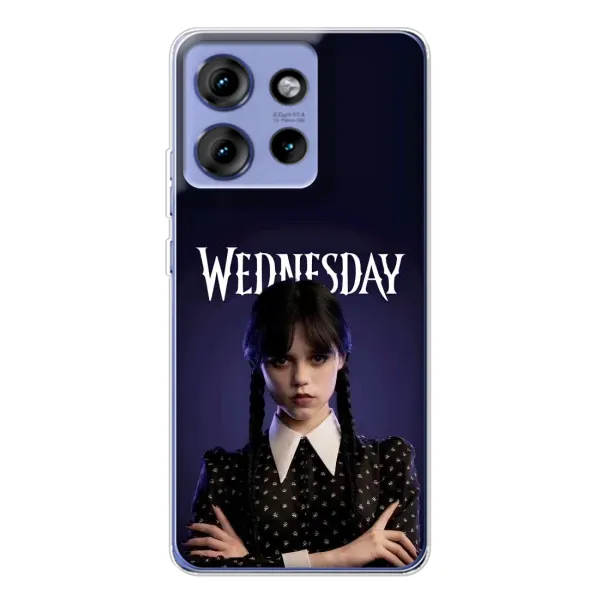 Чехол с рисунком «Wednesdey» для Motorola Edge 50 Чехол с рисунком «Wednesdey» для Motorola Edge 50