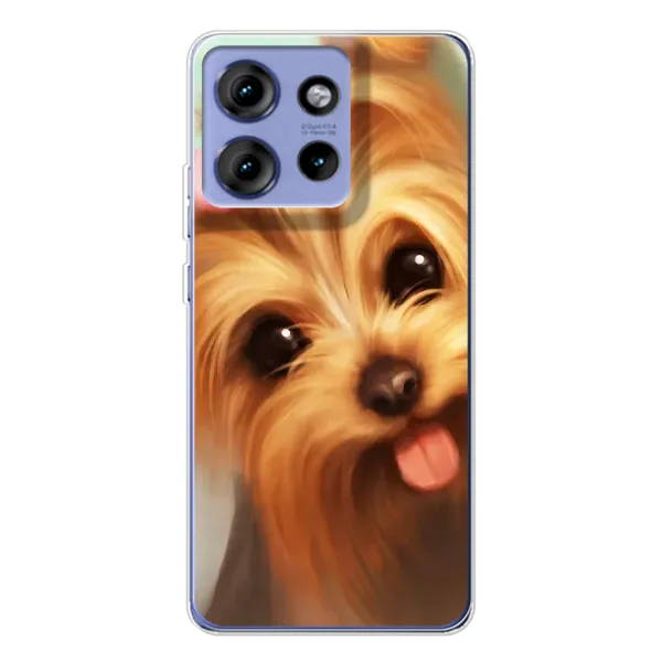 Чехол с рисунком «Йоршенский терьер» для Motorola Edge 50 Чехол с рисунком «Йоршенский терьер» для Motorola Edge 50