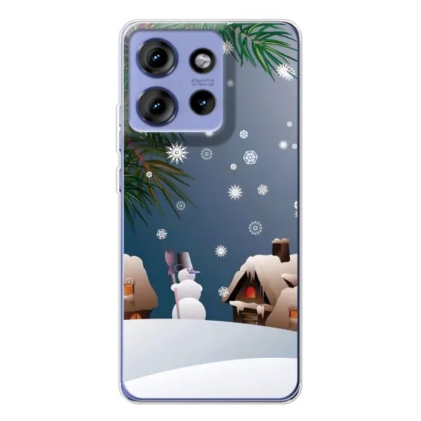 Чехол с рисунком «Зима» для Motorola Edge 50 Чехол с рисунком «Зима» для Motorola Edge 50