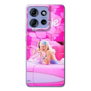 Силиконовый Чехол Барби Фильм на Motorola Edge 50 (Зставка)
