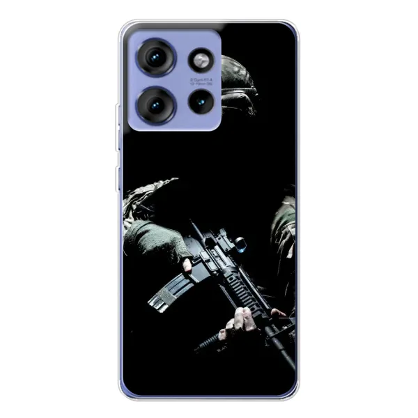 Чехол с рисунком «ЗСУ снайпер» для Motorola Edge 50 Чехол с рисунком «ЗСУ снайпер» для Motorola Edge 50