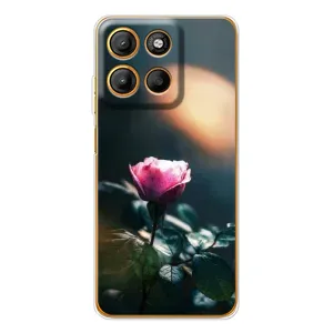 Чехлы с принтом Розочки для Motorola Edge 60 Fusion (Цветок ночной)