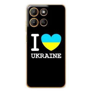 Чехол с Украинской символикой на Эйдж 60 Фюжин (I Love Ukraine)