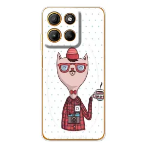 Чехол на тематику: Коты для Motorola Edge 60 Fusion (Кот аристократ)