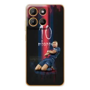 Чехол (TPU) с Футболистом на Motorola Edge 60 Fusion (MBAPPE 10)