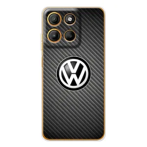 Чехол "Фольксваген" для Motorola Edge 60 Fusion (На карбоне)