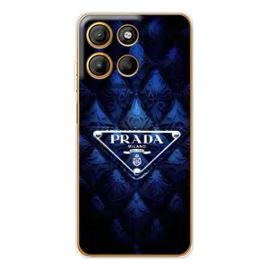 Чехол (Dior, Prada, YSL, Chanel) для Motorola Edge 60 Fusion (Прада)