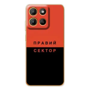 Чехлы УПА (Красно-Чёрный) на Motorola Edge 60 Fusion (Правый Серктор)