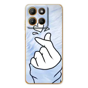 Чехлы (Знак сердечка) на Motorola Edge 60 Fusion (Сердечка знак)